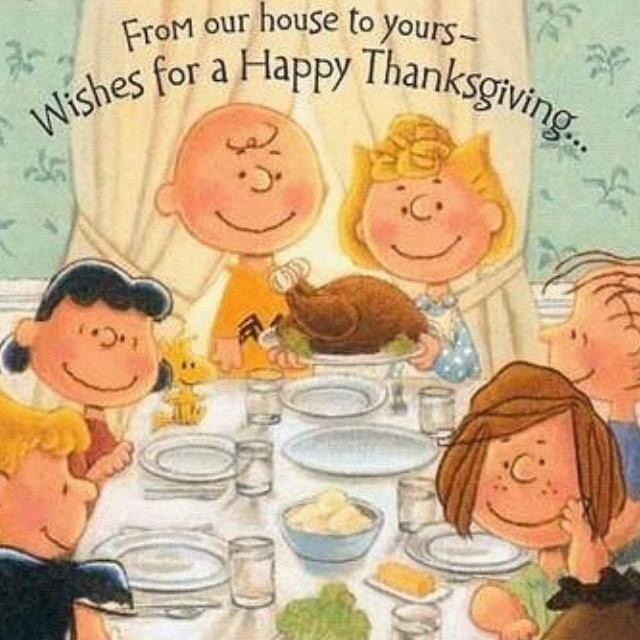 Thanksgiving Quotes Snoopy
 Happy Thanksgiving Snoopy & The Peanuts Gang
