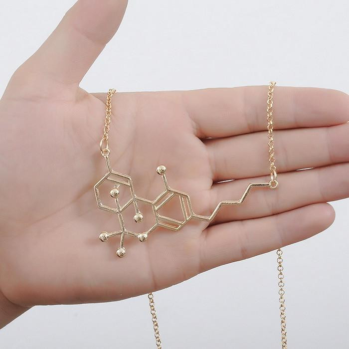 Thc Molecule Necklace
 THC Molecule Necklace – IWISB