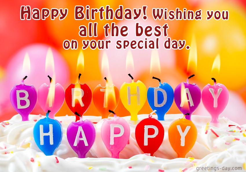 The Best Happy Birthday Wishes
 Happy Birthday line Wishes and Greetings