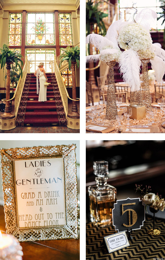 The Great Gatsby Themed Wedding
 A Great Gatsby Themed Wedding The Party of the Year