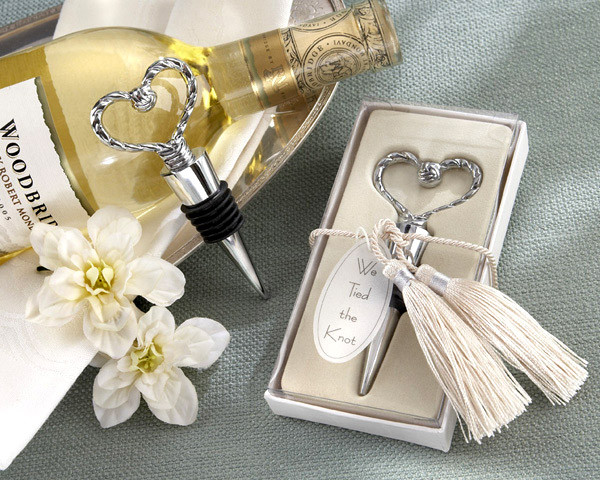 The Knot Wedding Favors
 "We Tied the Knot" Bottle Stopper Wedding Favors