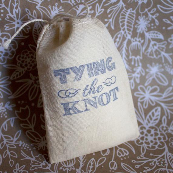 The Knot Wedding Favors
 Tying the Knot Wedding Favor Gift Bag