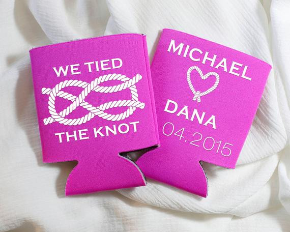 The Knot Wedding Favors
 We Tied the Knot Nautical Wedding Favors Custom Wedding