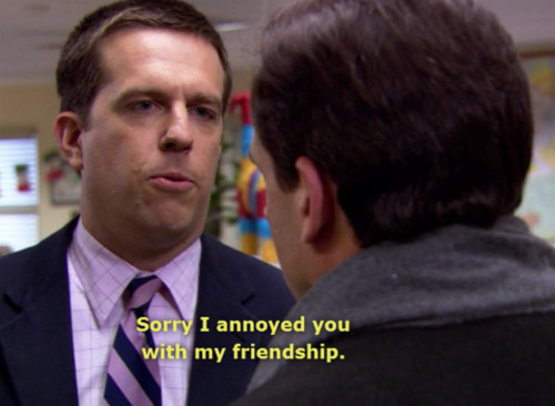 The Office Friendship Quotes
 the office true Friendship trustuswelie •