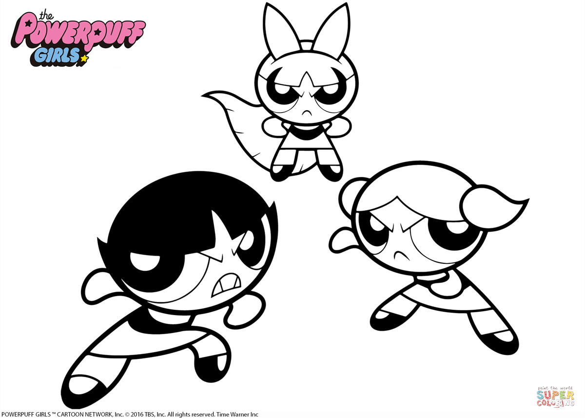 The Powerpuff Girls Coloring Book
 Powerpuff Girls coloring page