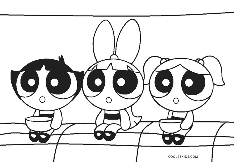 The Powerpuff Girls Coloring Pages
 Free Printable Powerpuff Girls Coloring Pages