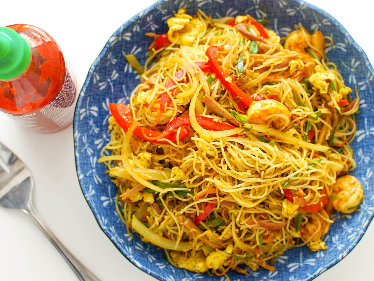 Thin Chinese Noodles
 Curried Singapore Noodles Probably Not From Singapore