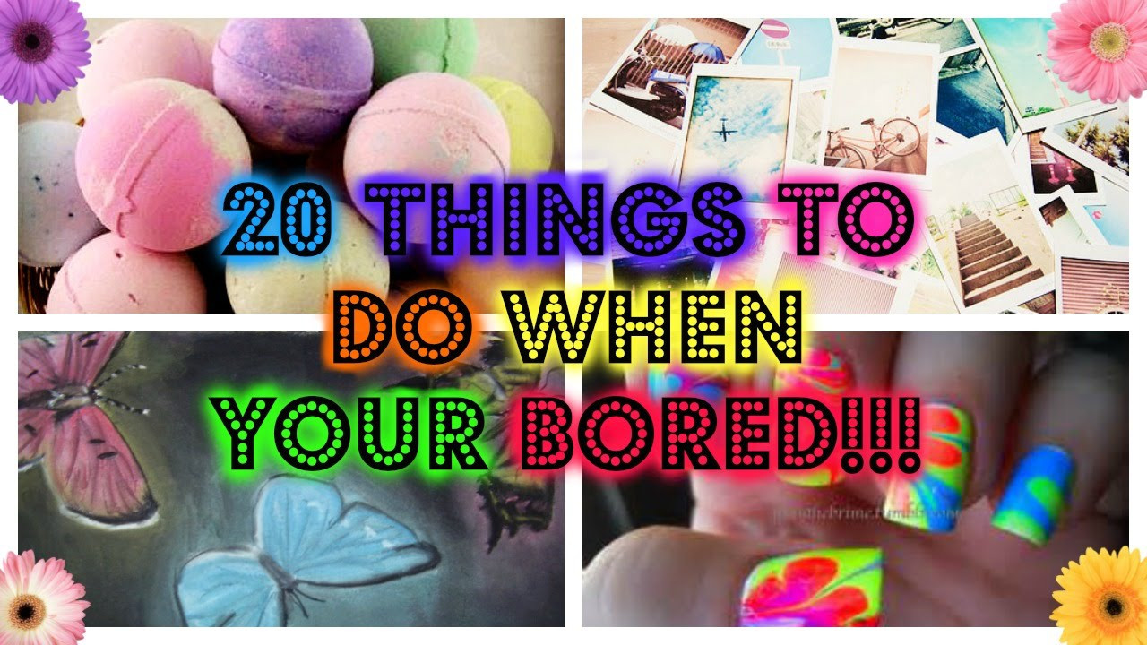 Things To Make At Home For Kids
 20 Things to do when your bored