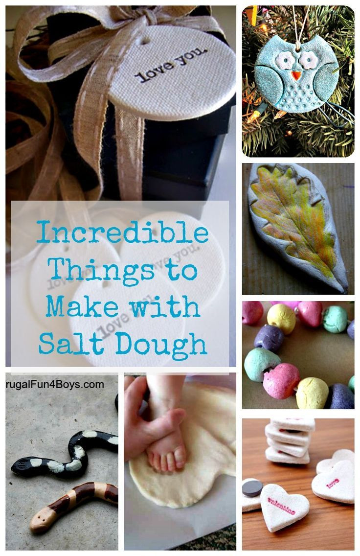 Things To Make With Kids
 Incredible Things to Make with Salt Dough