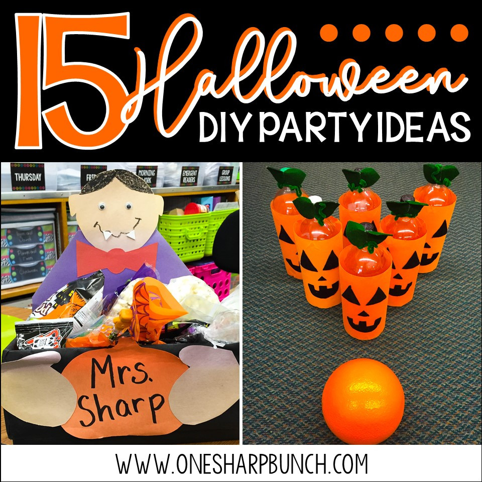 Third Grade Halloween Party Ideas
 e Sharp Bunch 15 DIY Halloween Party Ideas for the