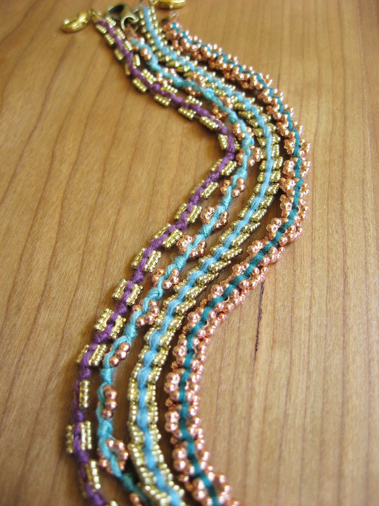 Thread Bracelet
 Beads and Threads Bracelets How Did You Make This