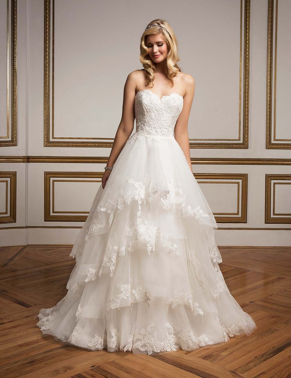 Tiered Wedding Dress
 Tiered Wedding Dresses 21 Show Stopping Styles