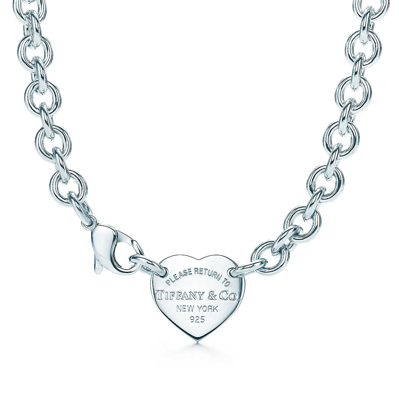 Tiffany And Co Necklace
 Return to Tiffany heart tag choker in sterling silver