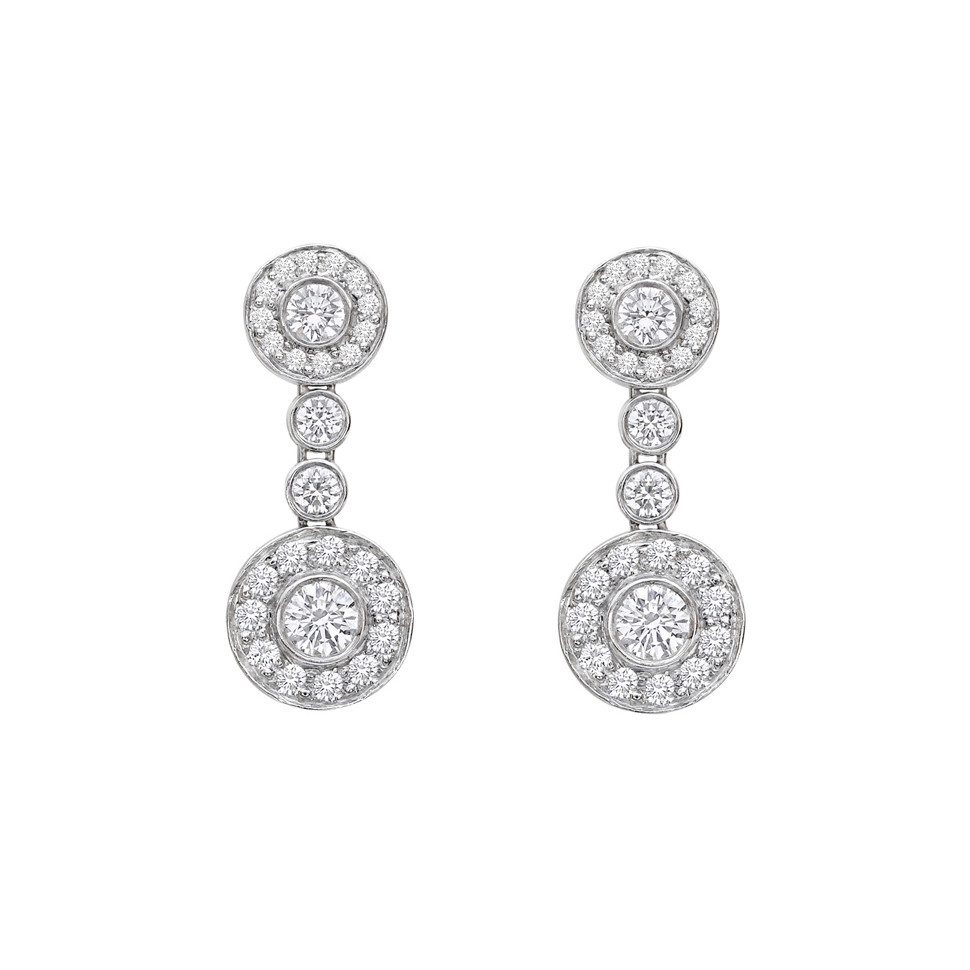 Tiffany Diamond Earrings
 Tiffany Diamond "Circlet" Drop Earrings