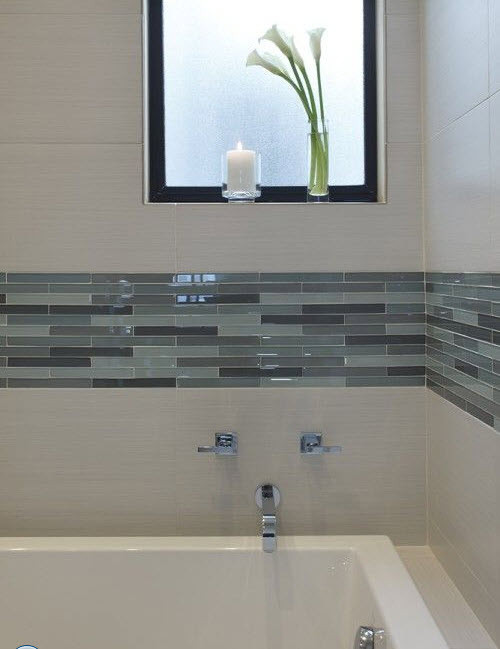 Tile Borders For Bathrooms
 22 white bathroom tiles with border ideas and pictures