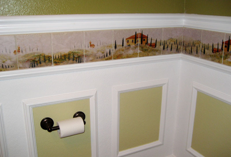 Tile Borders For Bathrooms
 Tuscan Tile Murals Kitchen Backsplashes Tuscany Art Tiles