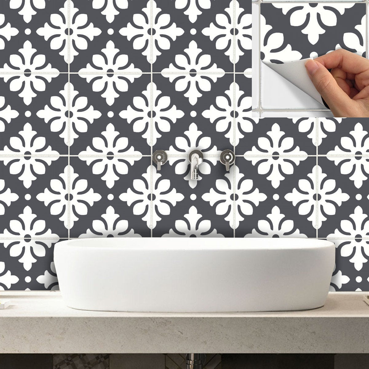 Tile Decals For Kitchen
 Tile Stickers Decal for Kitchen Bathroom Back splash or