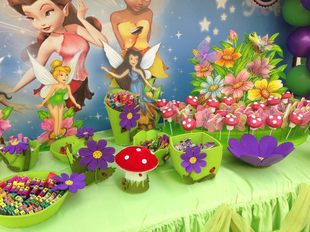 Tinkerbell Birthday Decorations
 Tinkerbell & Fairies Birthday Party Ideas
