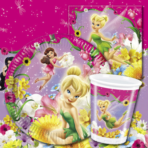 Tinkerbell Birthday Decorations
 Disney Fairies TINKERBELL Girls Birthday Party Supplies