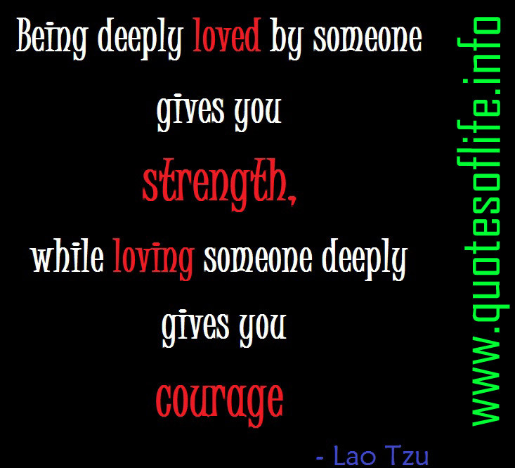To Love And Be Loved Quotes
 Quotes About Love And Strength QuotesGram