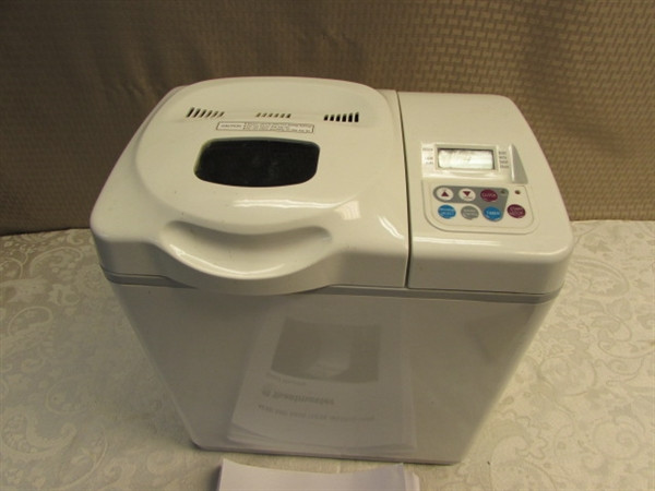 Toastmaster Bread Machine Recipes
 Lot Detail BREAD MACHINE