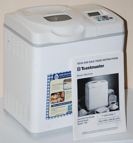 Toastmaster Bread Machine Recipes
 Toastmaster Bread Maker