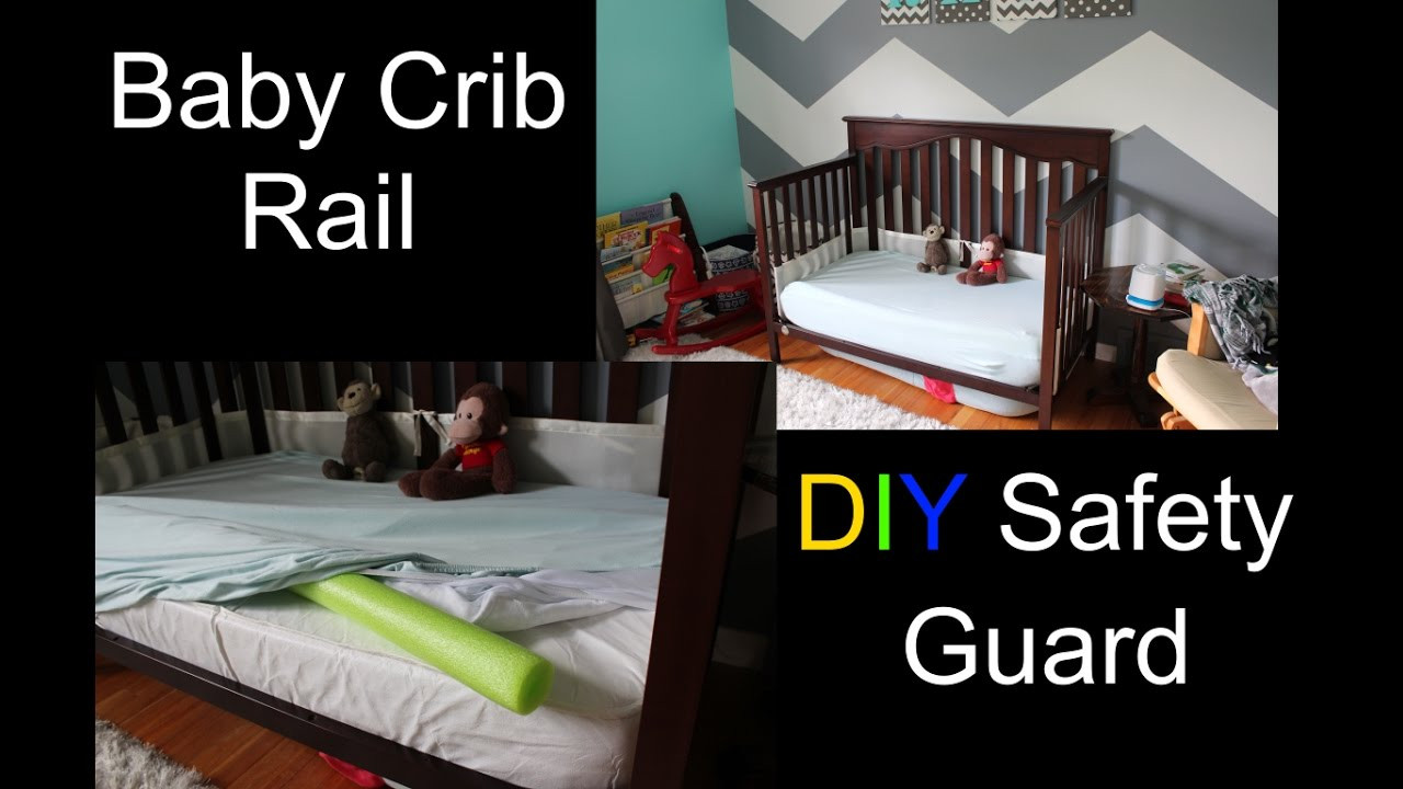 Toddler Bed Rail DIY
 Baby Crib Rail DIY Safety Guard