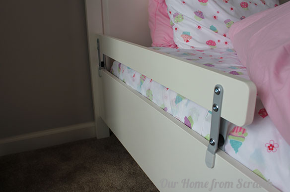 Toddler Bed Rail DIY
 5 DIY Childproofing Tips by Our Home from Scratch