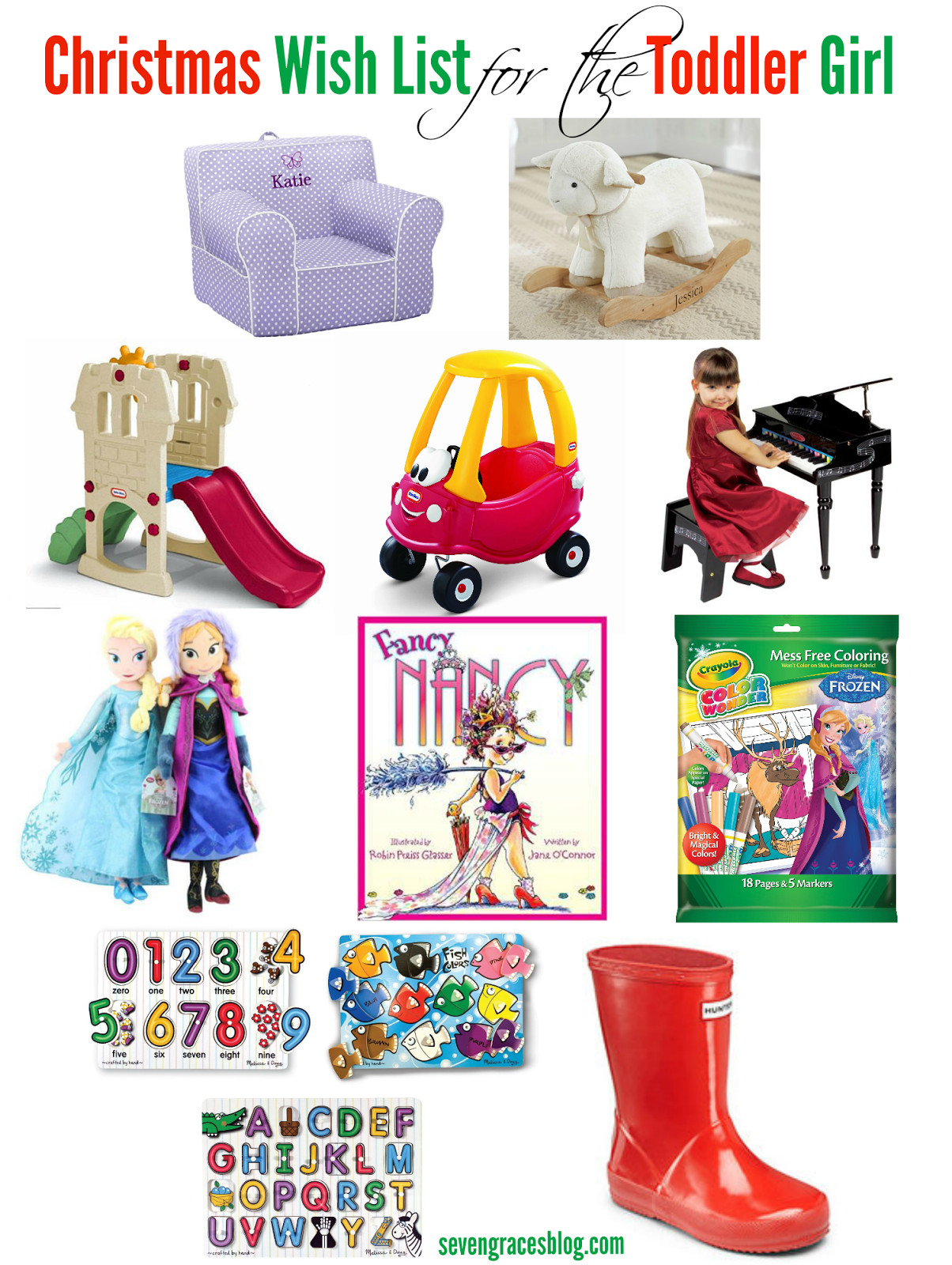 Toddler Birthday Gifts
 Christmas Wish List for the Toddler Seven Graces