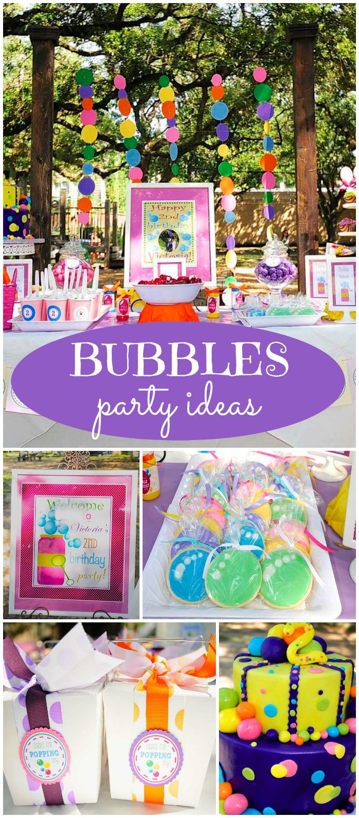Toddler Birthday Party Ideas
 A bubble party is such a fun theme for a toddler s
