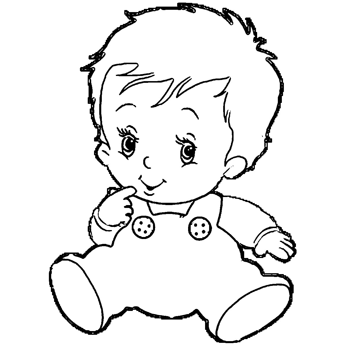 Toddler Boy Coloring Pages
 Baby Boy Coloring Pages