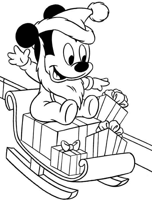 Toddler Christmas Coloring Pages Free
 Free Disney Christmas Printable Coloring Pages for Kids