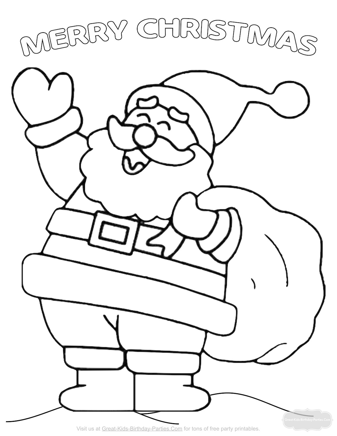 Toddler Christmas Coloring Pages Free
 Christmas Coloring Pages