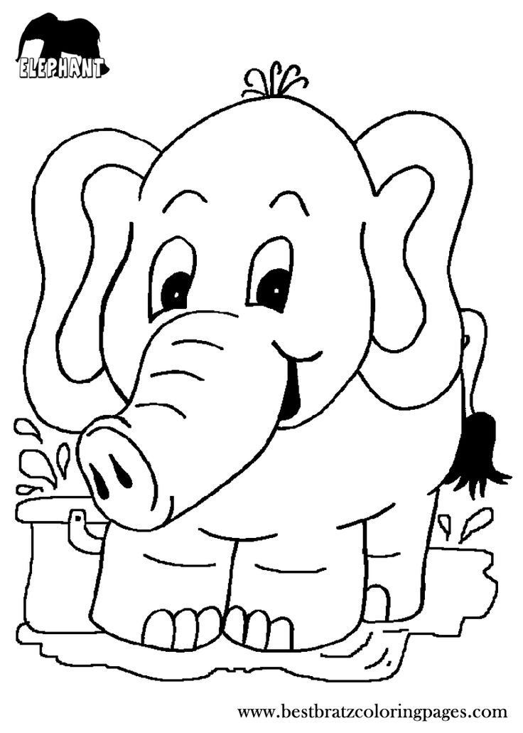 Toddler Coloring Book
 Free Printable Elephant Coloring Pages For Kids