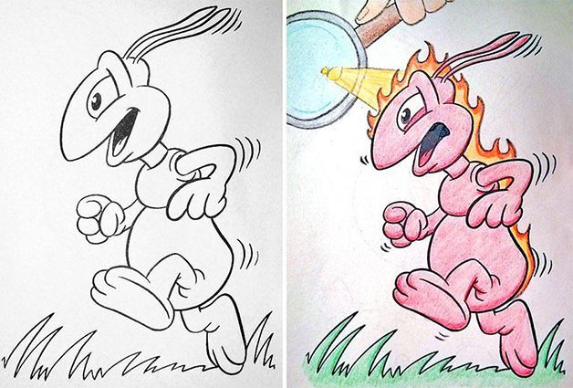 Toddler Coloring Book
 Corrompiendo los dibujos para colorear infantiles Marcianos