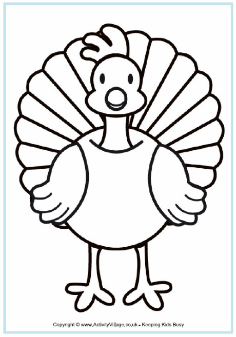 Toddler Coloring Pages Pdf
 Coloring Pages View And Print Turkey Colouring Page pdf