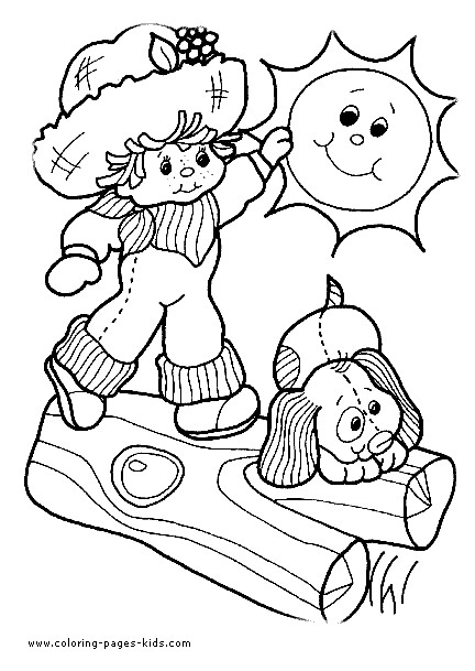Toddler Coloring Sheet
 Colorir e Pintar Strawberry Shortcake Coloring Pages