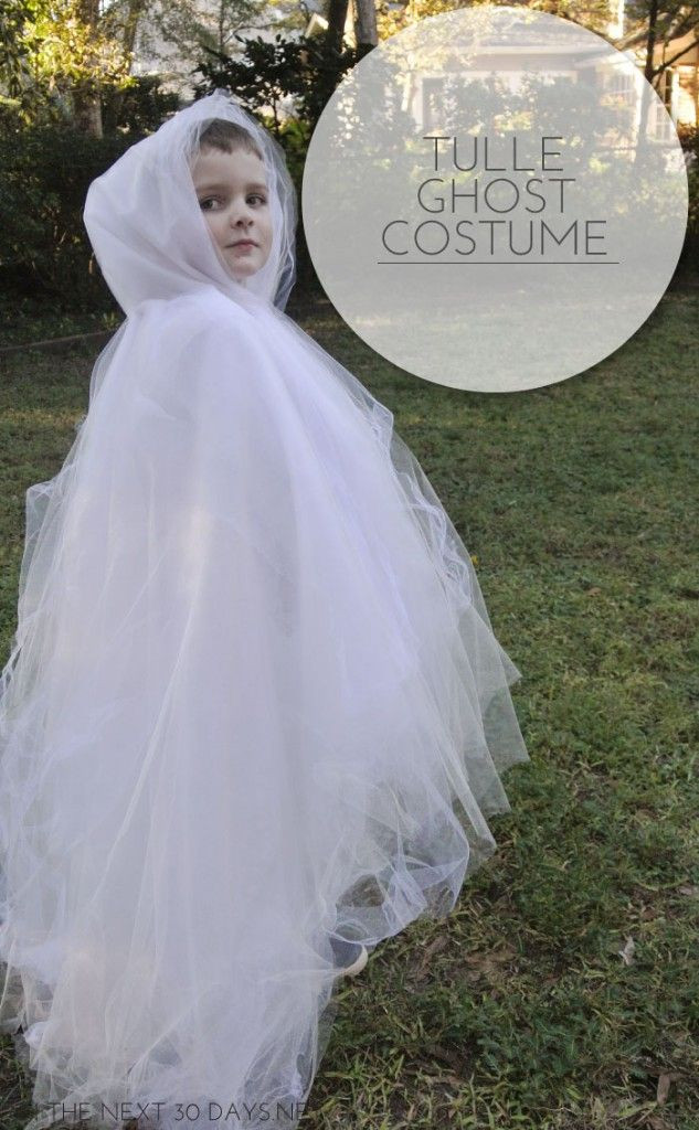 Toddler Costumes DIY
 DIY Tulle Ghost Costume