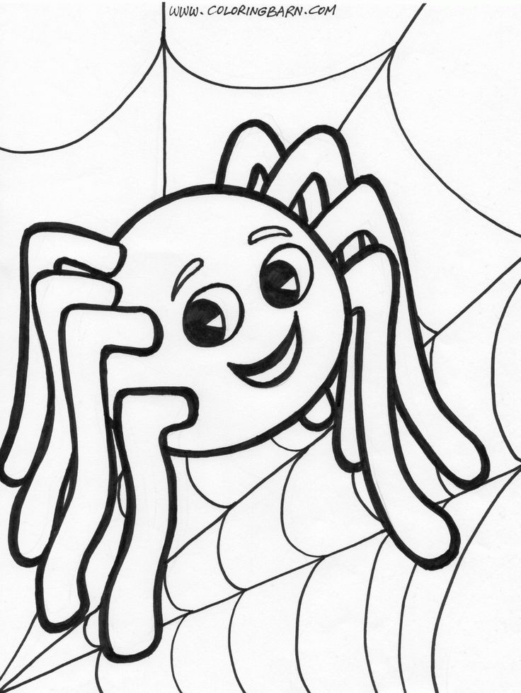 Toddler Halloween Coloring Pages Printable
 Halloween Cute coloring sheet