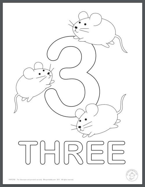 Toddler Learning Coloring Pages
 Learning Numbers Coloring Pages for Kids