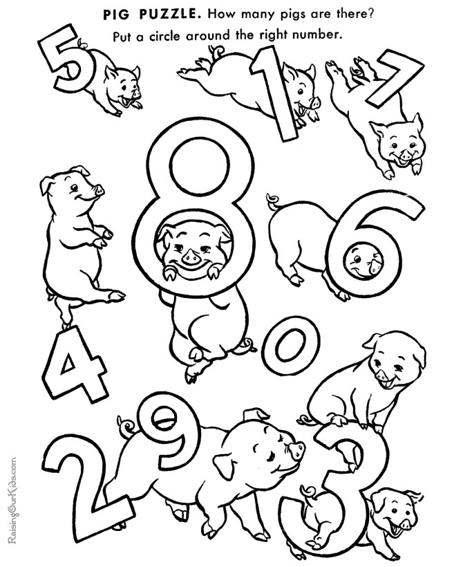 Toddler Learning Coloring Pages
 Preschool printables for kids 019