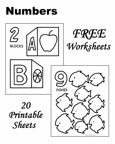 Toddler Learning Coloring Pages
 Number Worksheets Toddlers Preschool and Kindergarten