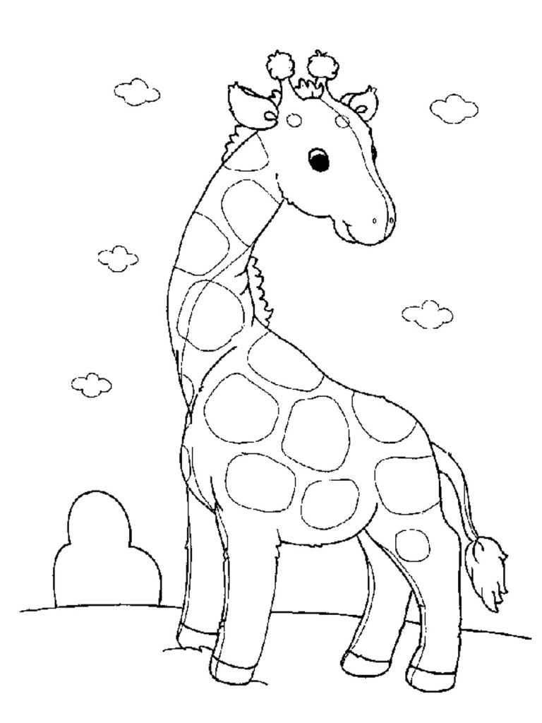 Toddler Printable Coloring Pages
 Free Printable Giraffe Coloring Pages For Kids