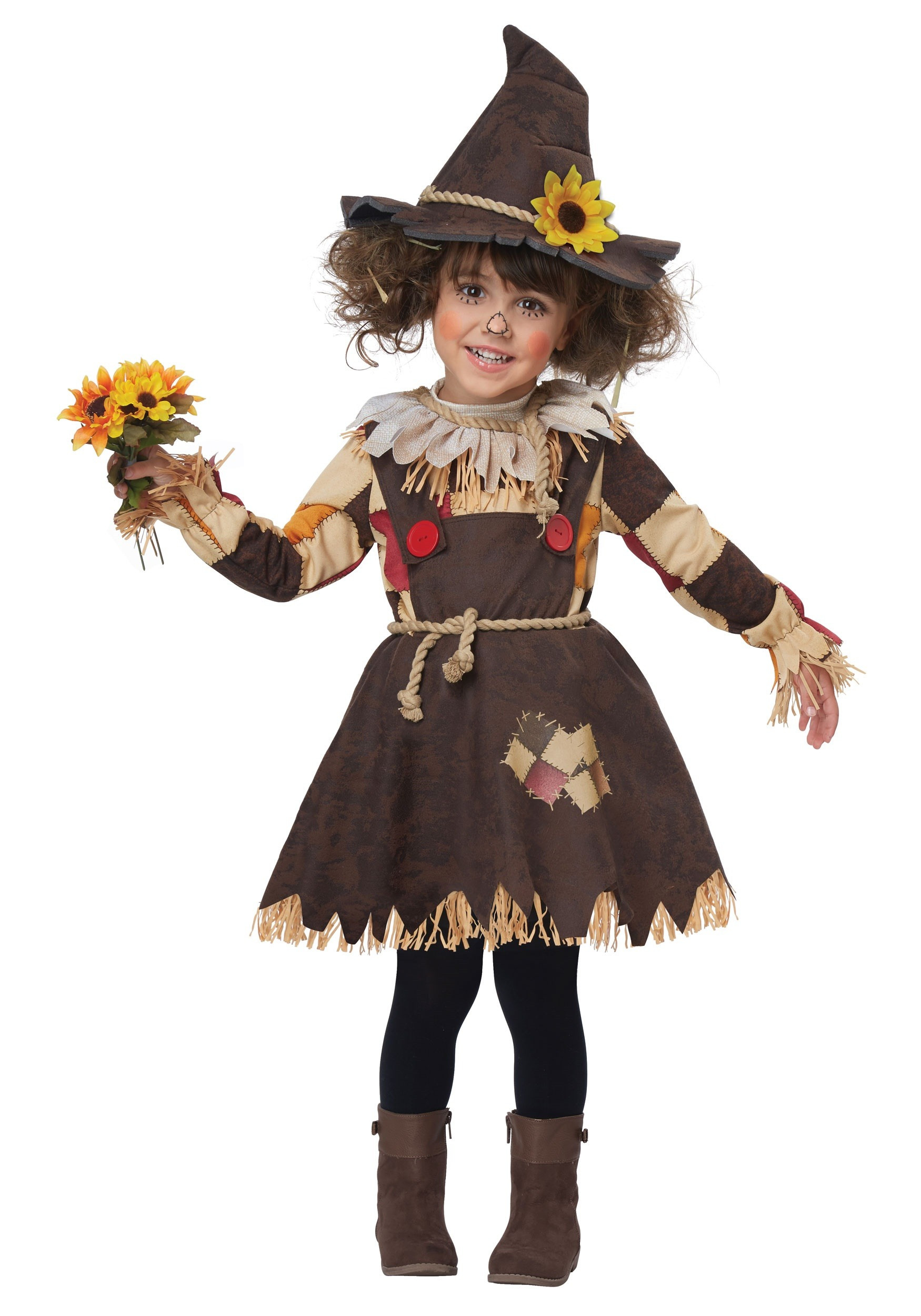 Toddler Scarecrow Costume DIY
 Toddler Pumpkin Patch Scarecrow Costume