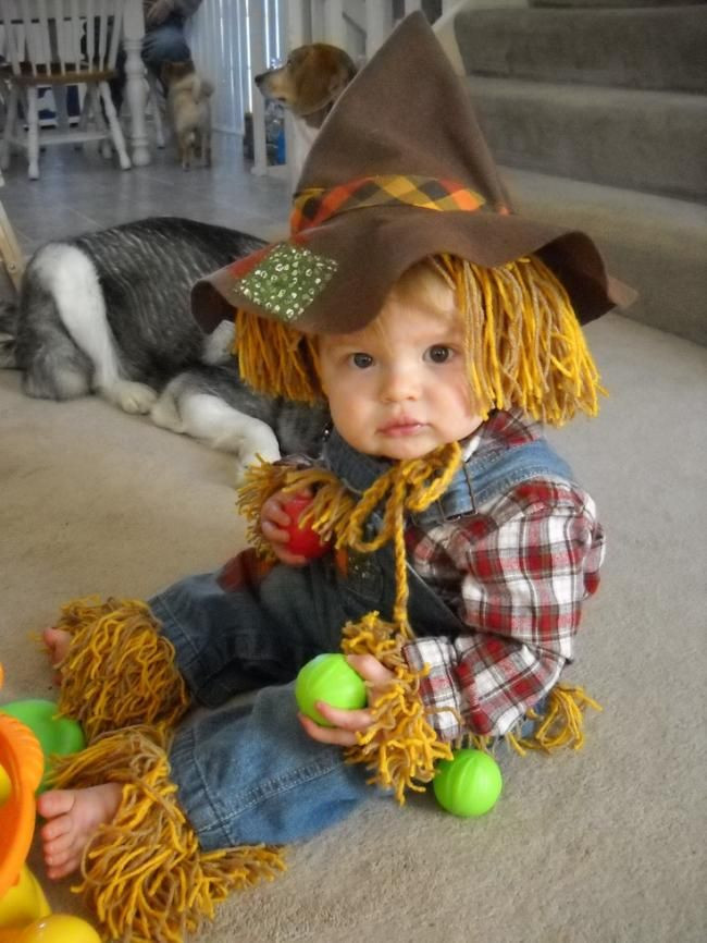 Toddler Scarecrow Costume DIY
 A Very Cute Homemade Scarecrow Costume For Kids
