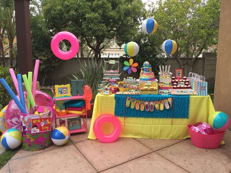 Toddler Summer Birthday Party Ideas
 Swimming Pool Summer Party Summer Party Ideas