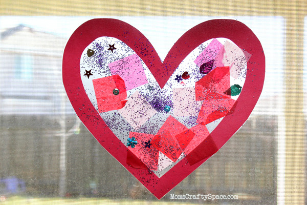 Toddler Valentine Craft Ideas
 Toddler Time Simple Valentine s Day Heart Suncatcher