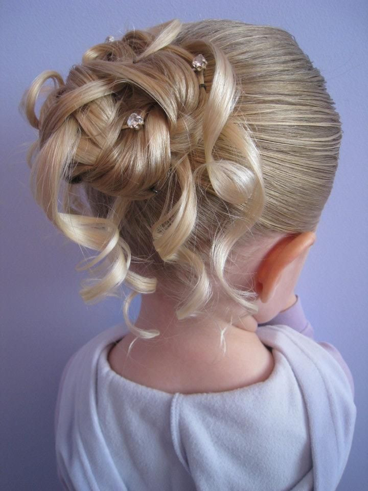 Toddler Wedding Hairstyles
 Pin by Beverlyann Gibson on Krystina My "Daughter" The