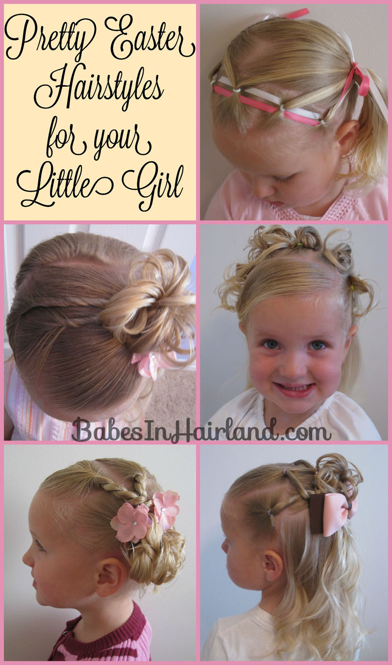 Toddler Wedding Hairstyles
 5 Pretty Easter Hairstyles Babes In Hairland