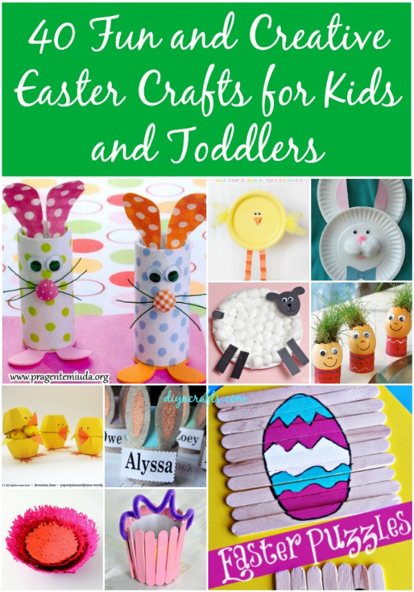 Toddlers Easter Craft Ideas
 40 Fun and Creative Easter Crafts for Kids and Toddlers